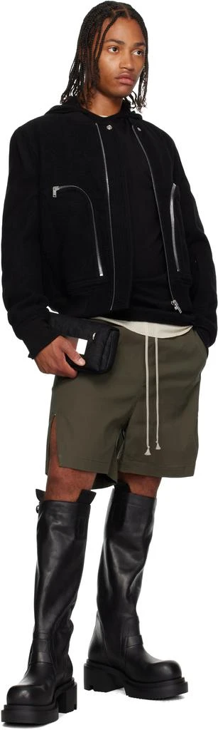 Rick Owens Black Concordians Pillow Griffin Bag 4