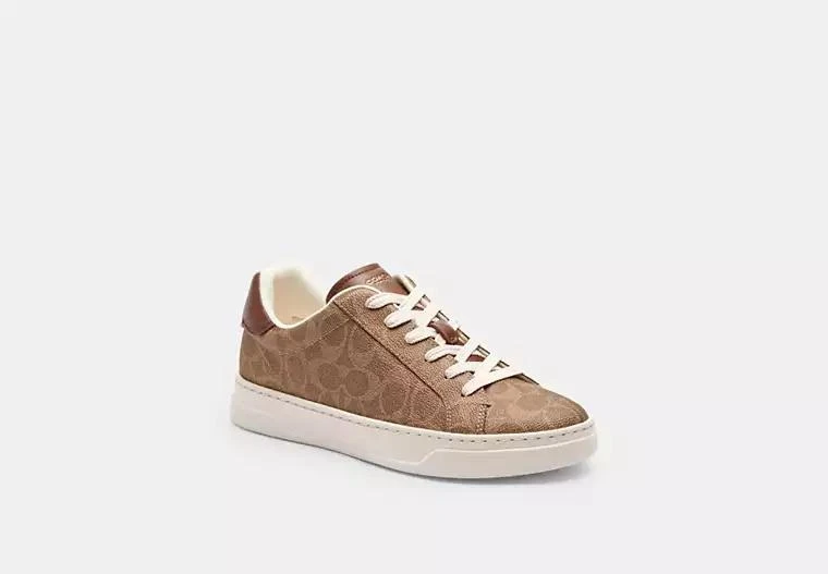 Coach High Line Sneaker In Signature Canvas
