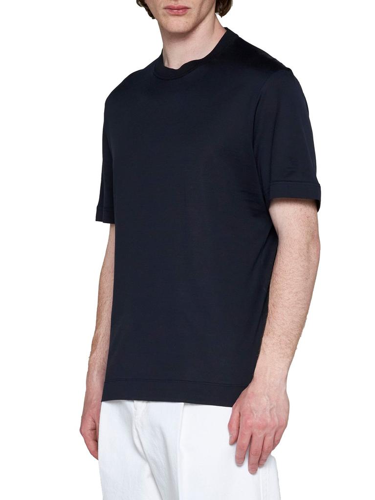 Zegna Zegna Crewneck Straight Hem T-Shirt