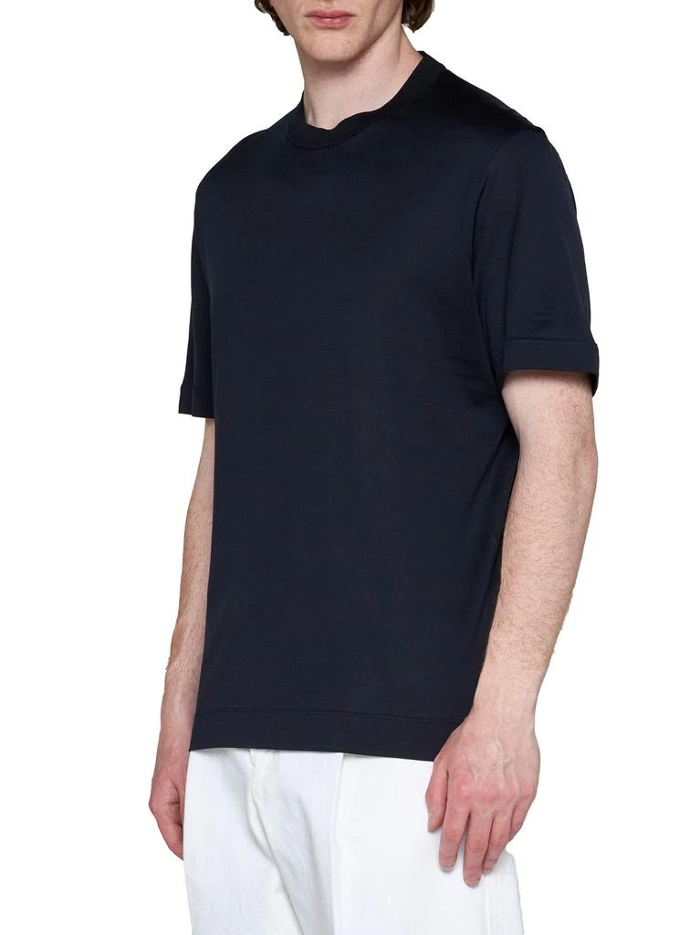 Zegna Zegna Crewneck Straight Hem T-Shirt 2