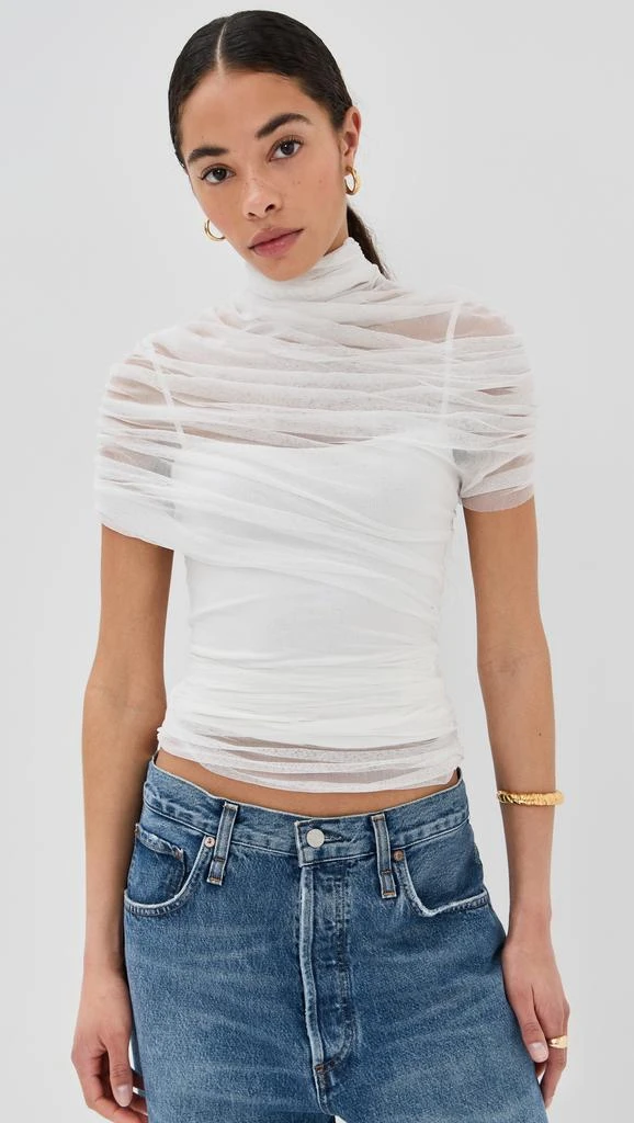 Christopher Esber Christo Sheer Wrap Top 6