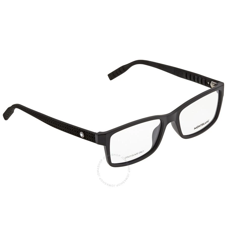 MontBlanc Demo Rectangular Men's Eyeglasses MB0066O 001 56 2