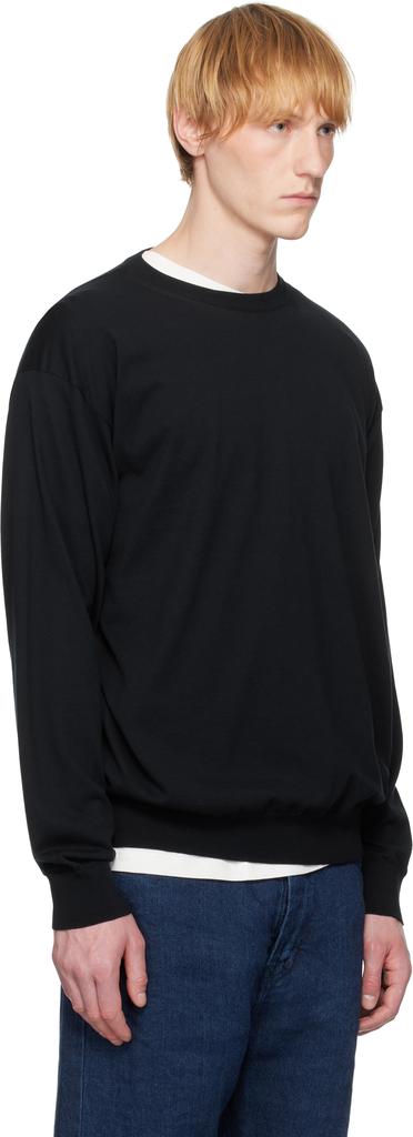 トップス 24ss AURALEE SUPER HIGHGAUGE COTTON KNIT AURALEE Navy Super High Gauge Cotton Knit Sweater - Sweaters