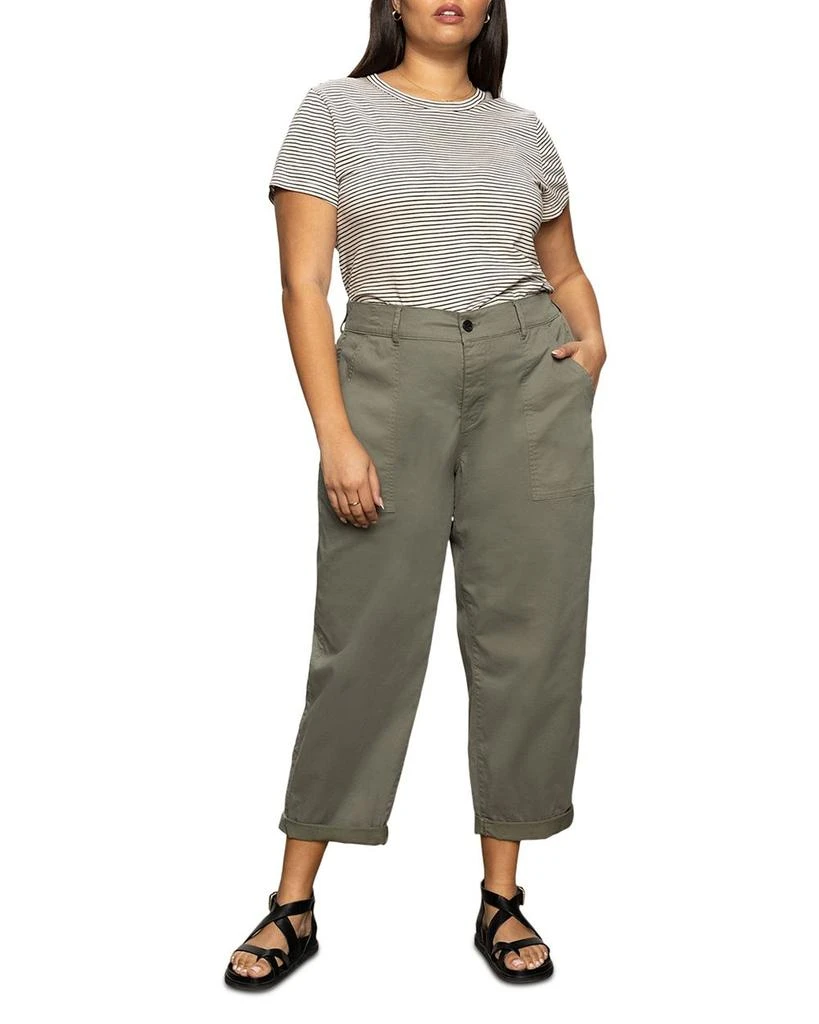Sanctuary Plus Cruiser Barrel Leg Chinos 2