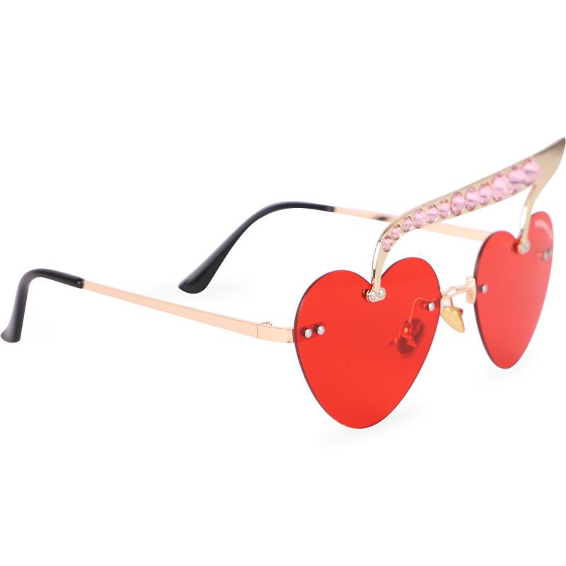 MONNALISA Cherry shaped logo sunglasses in red