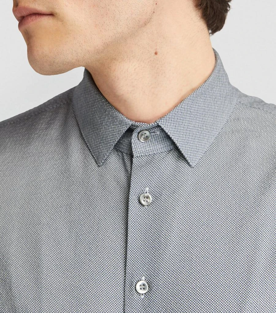 Giorgio Armani Cotton Seersucker Shirt 6