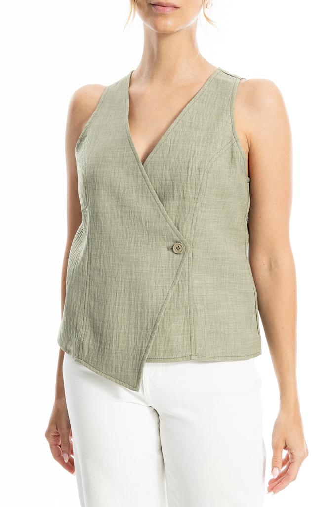 Max Studio Woven Vest