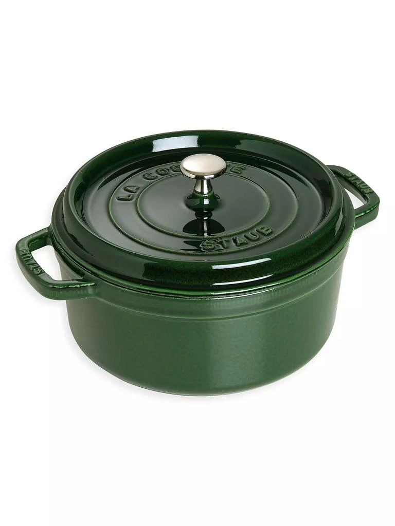 Staub Cast Iron 4-qt Round Cocotte 1