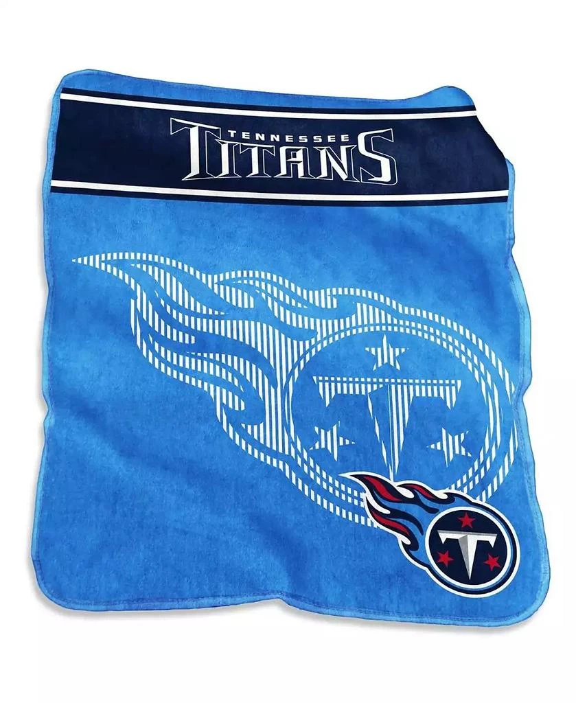 Logo Brands Tennessee Titans 60'' x 80'' XL Raschel Plush Throw Blanket 1