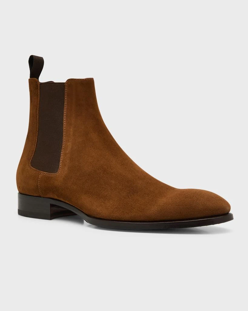 Brioni Men's Suede Chelsea Boots 3