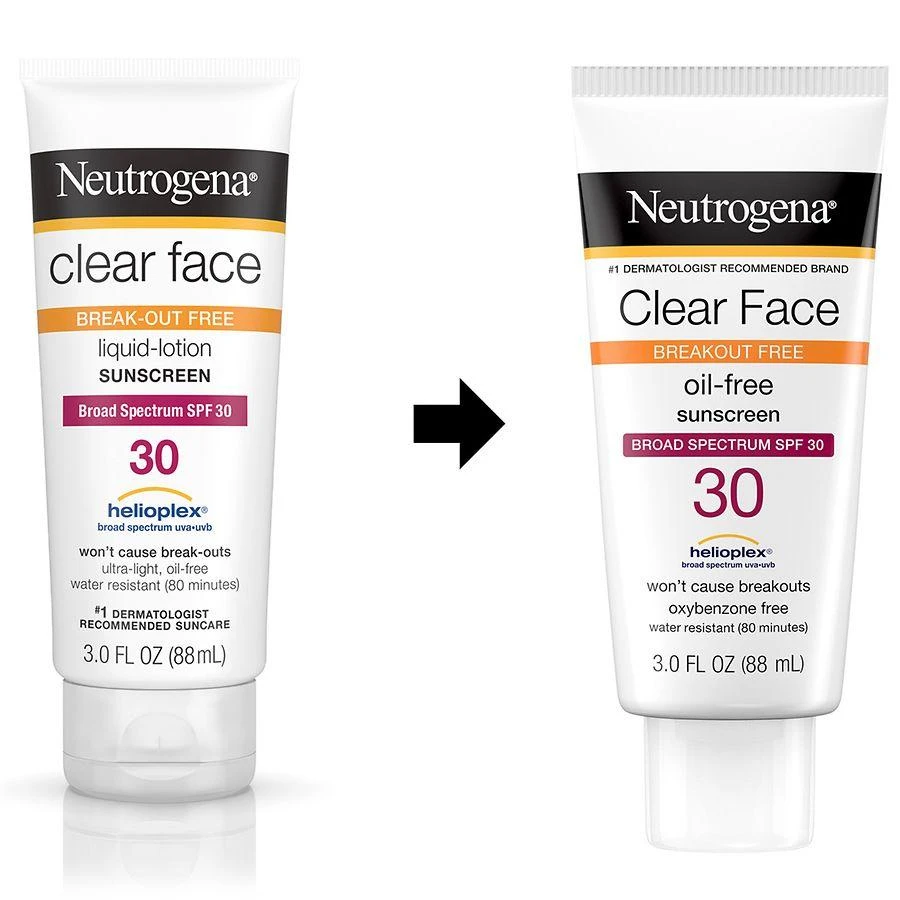 Neutrogena Clear Face Liquid Lotion Sunscreen With SPF 30 6