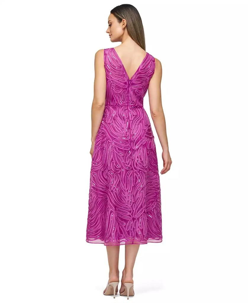 JS Collections Women's Embellished A-Line Dress 3