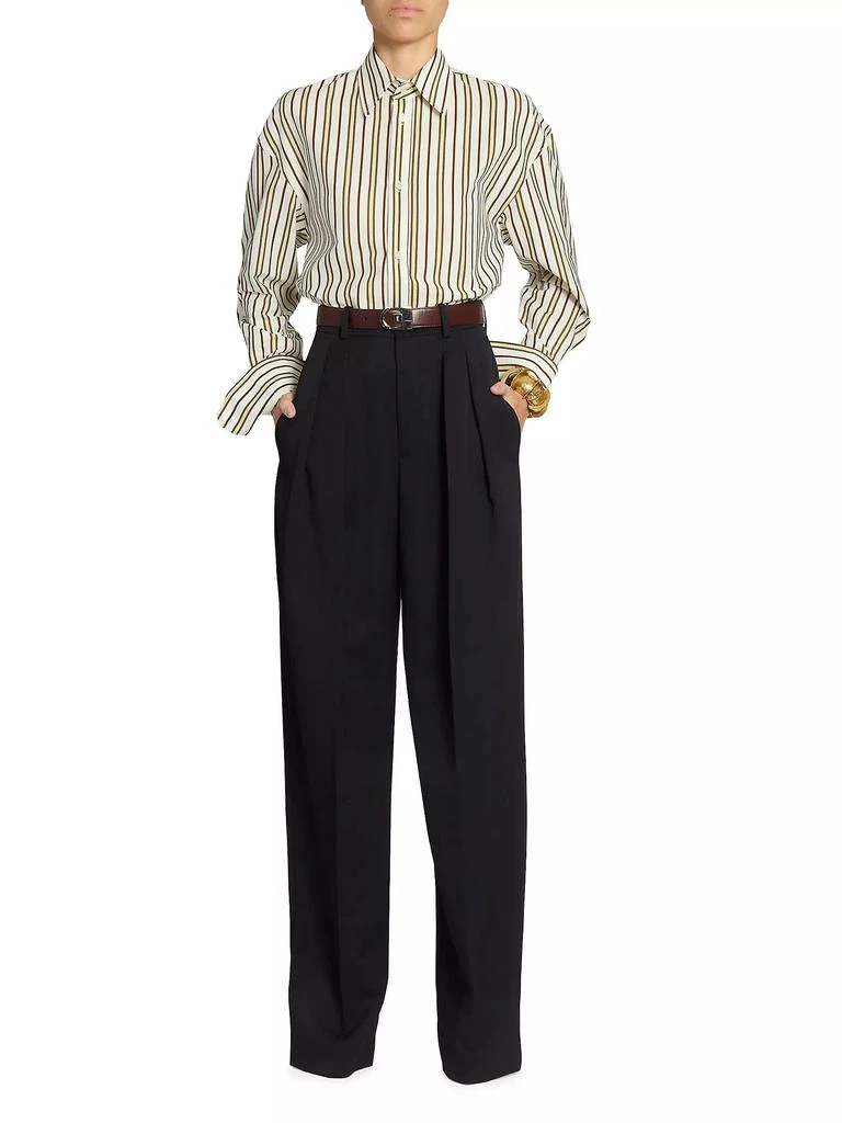 Yves Saint Laurent Reversible Belt in Smooth Leather 4