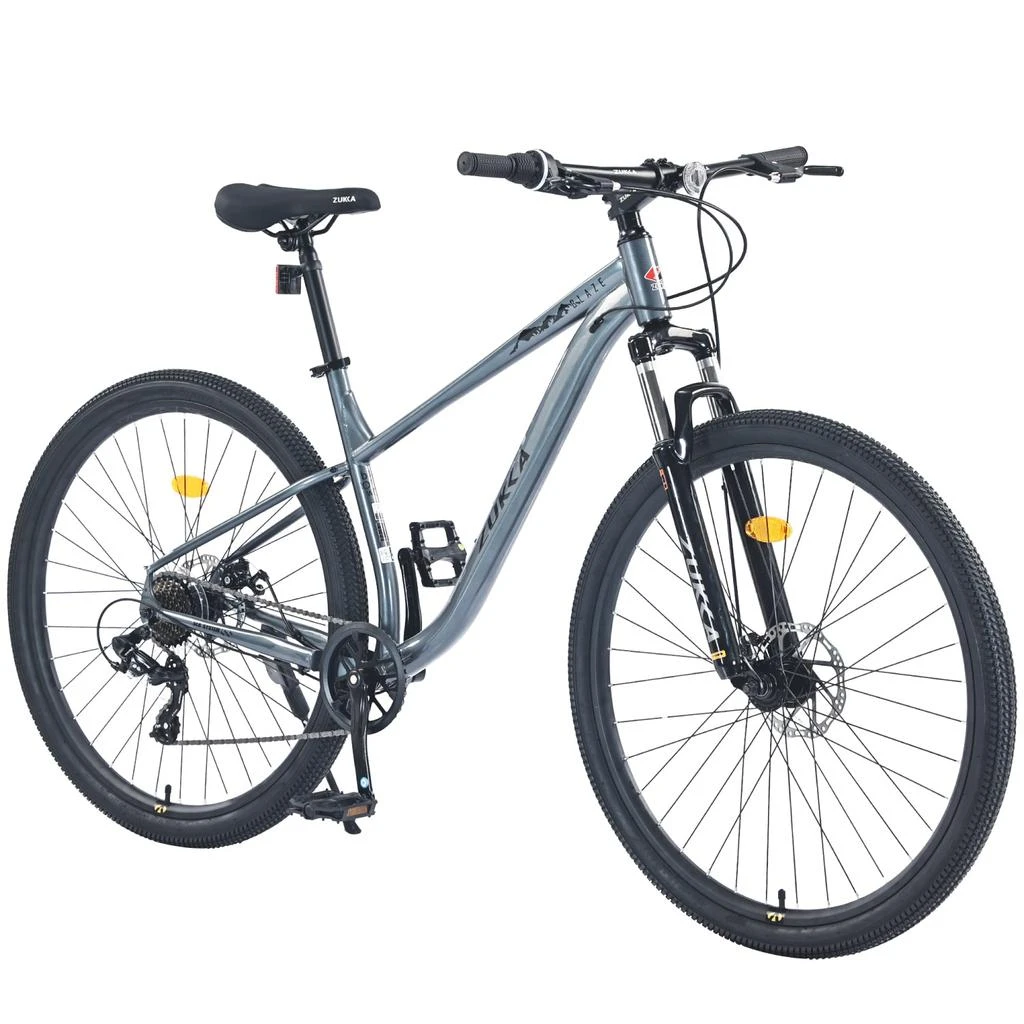 Streamdale Furniture Streamdale 29 Inch Wheels 8 Speed Mountain Bike, for Men Women Boys and Girls, Front Suspension, Steel Frame 1