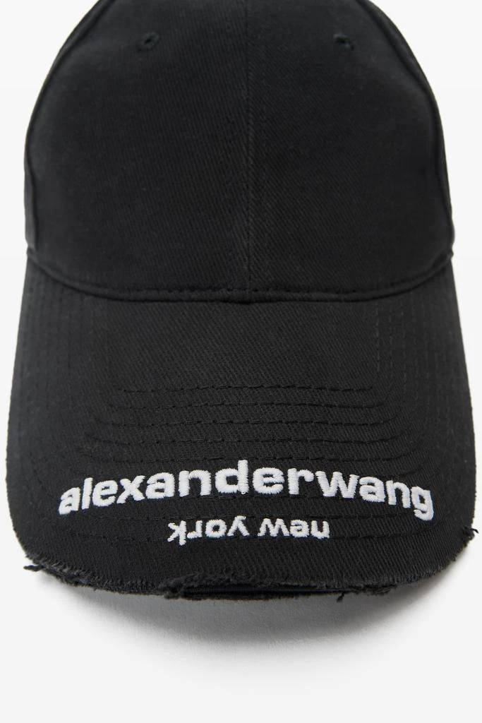 Alexander Wang Unisex Distressed Logo Baseball Cap 3