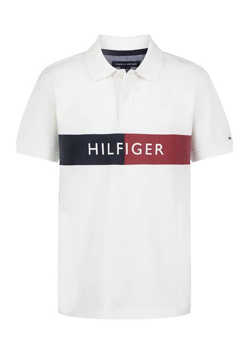 Tommy Hilfiger Hilfiger Boys 8 20 Split Stripe Polo Shirt