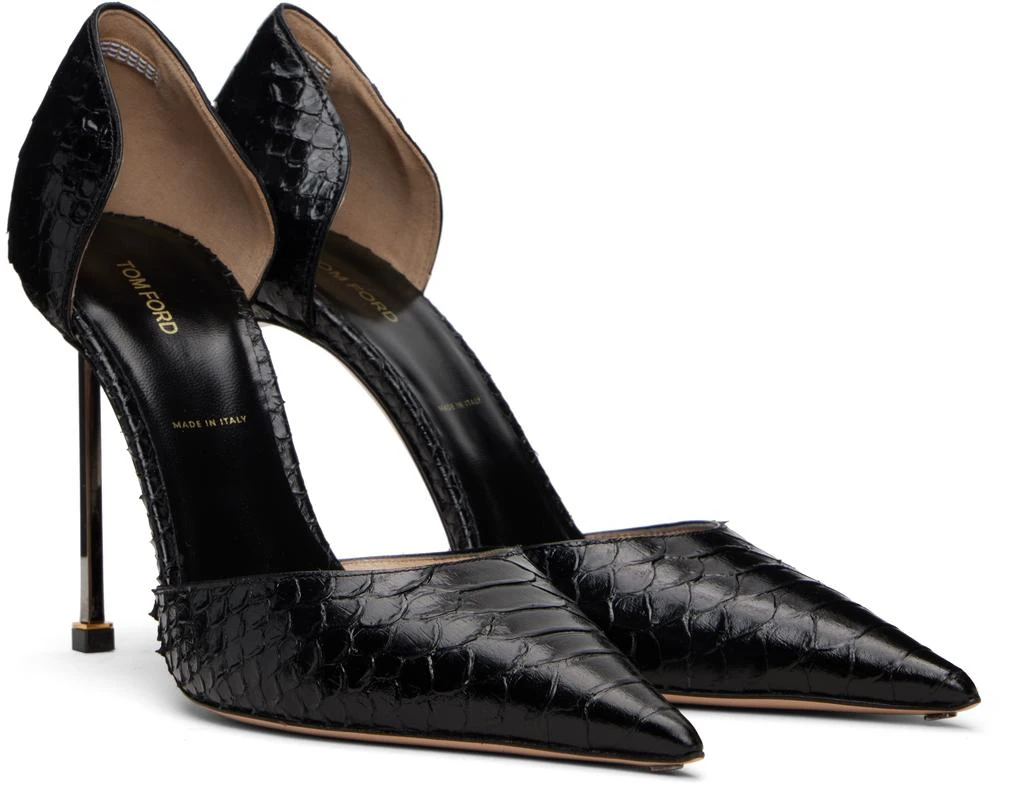 Tom Ford Black Semi Shiny Printed Python Spire D
Orsay Heels 4