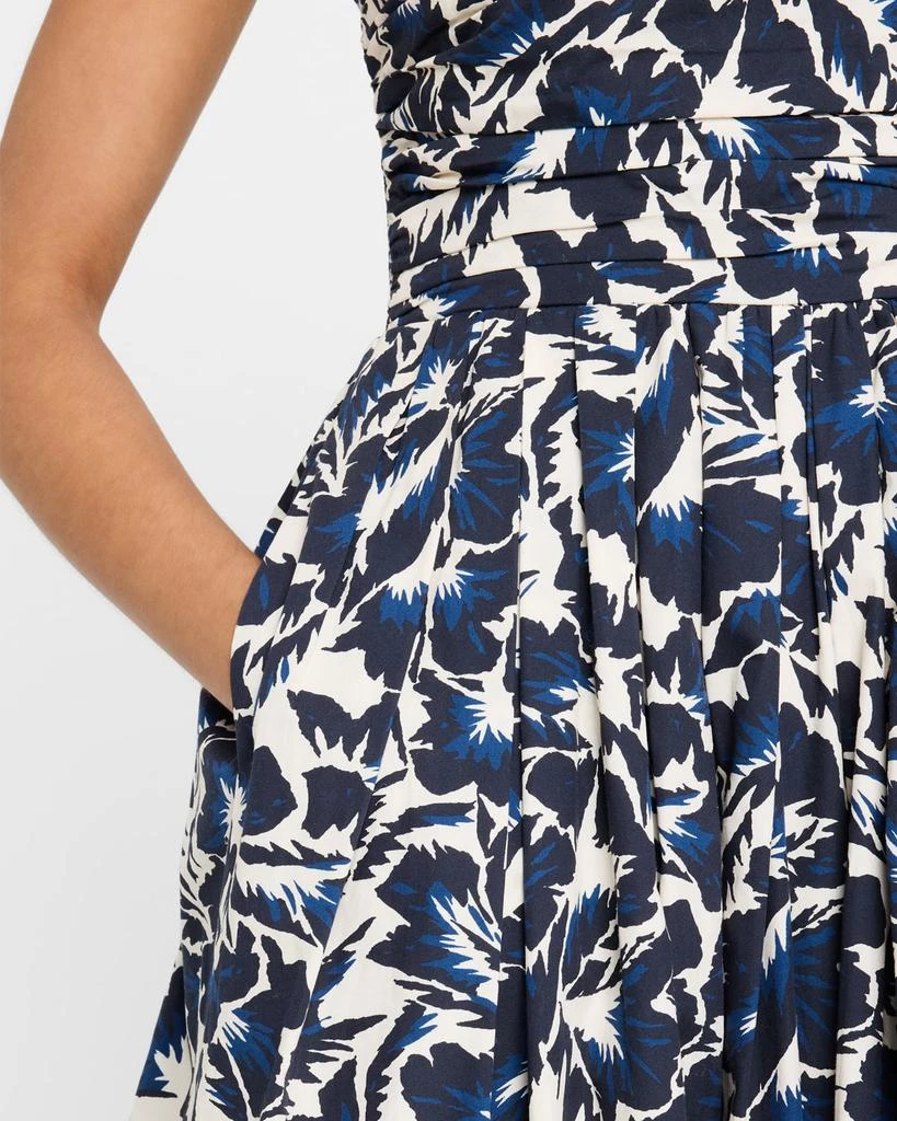 A.L.C. Tate Printed Strapless Midi Dress 5