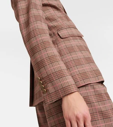 ETRO Checked wool-blend blazer 5