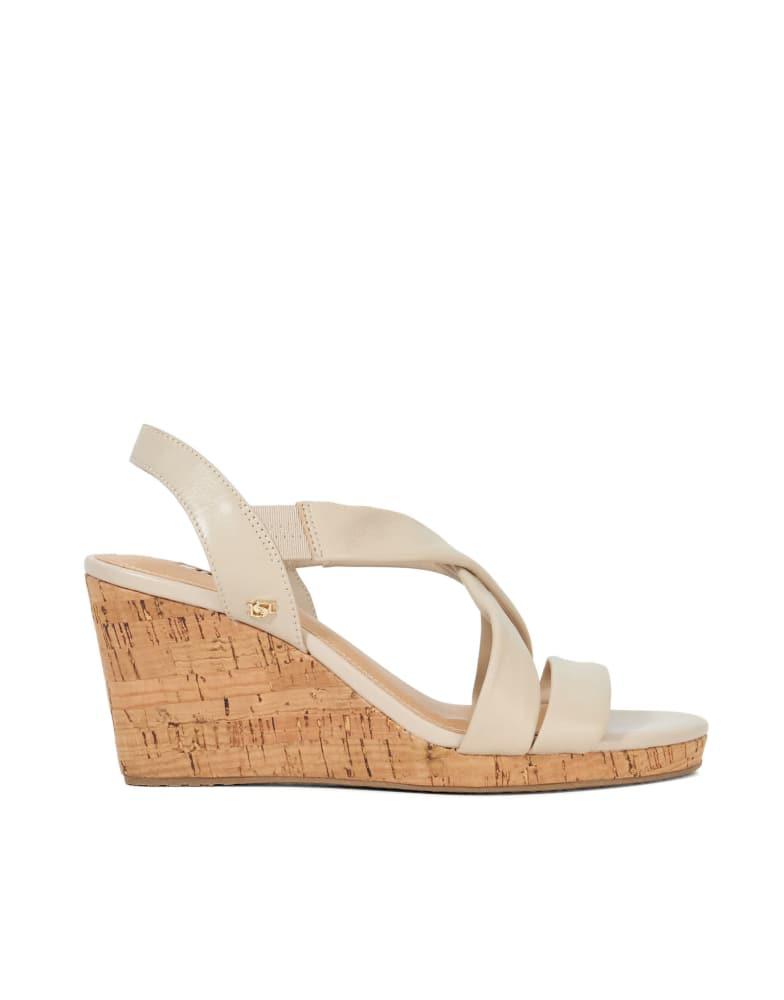 DUNE London Dune London Wide fit kamies in ecru