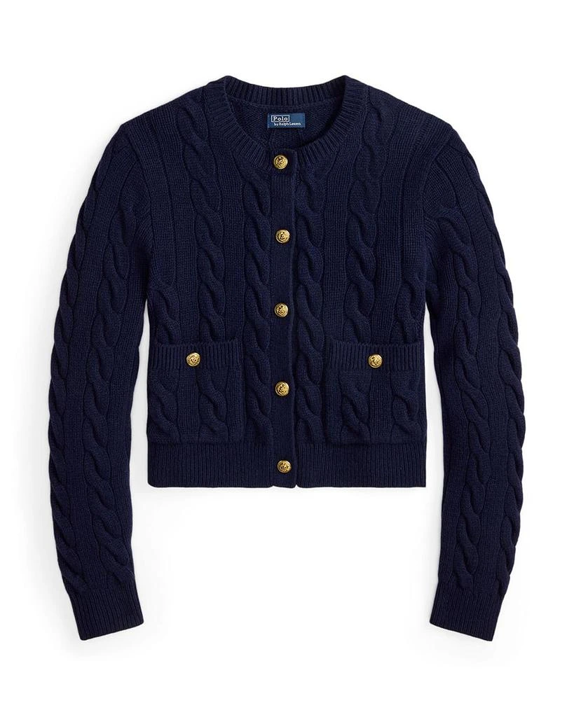 Ralph Lauren Cable Wool Cashmere Cardigan 6