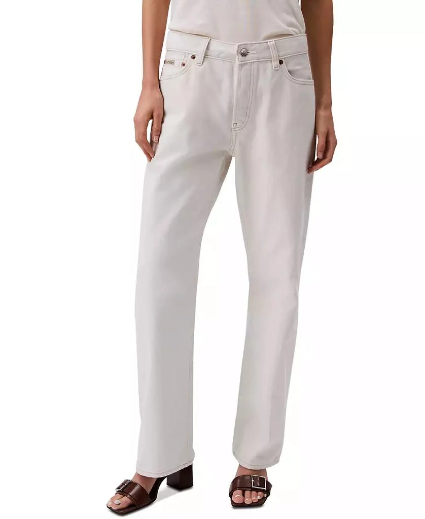Calvin Klein Women's 90s Straight-Leg Rigid Jeans 3