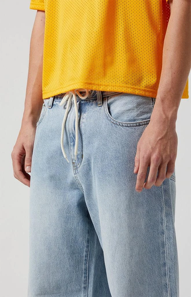 PacSun Indigo Drawstring Extreme Baggy Jeans 5