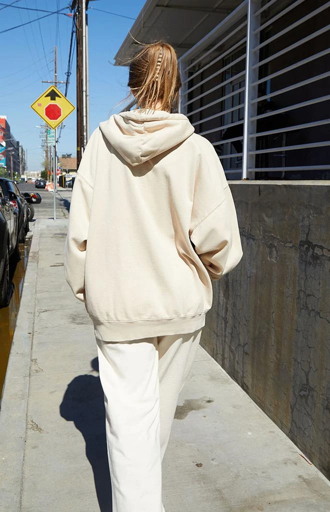John Galt Beige Full Zip Hoodie 4
