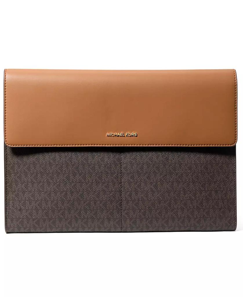 Michael Kors Logo Printed Laptop Bag