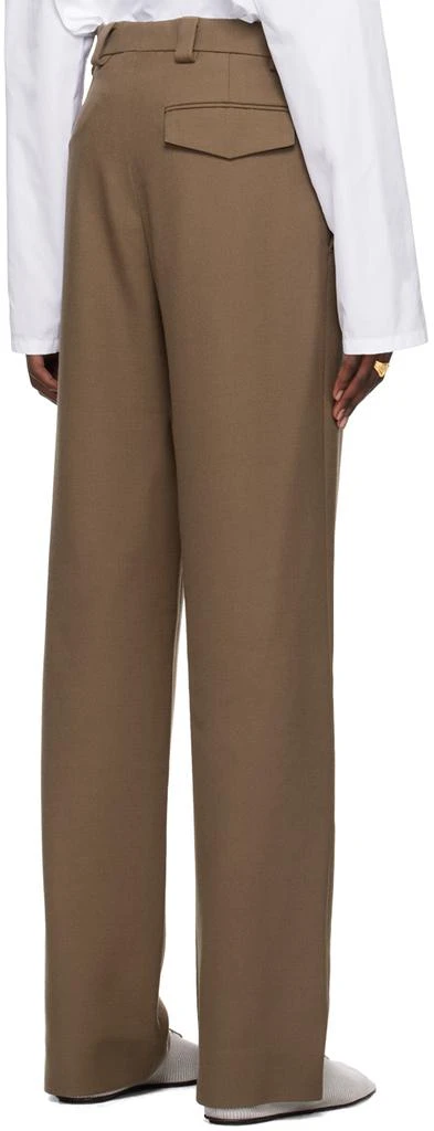 Rier Brown Virgin Wool Trousers 3