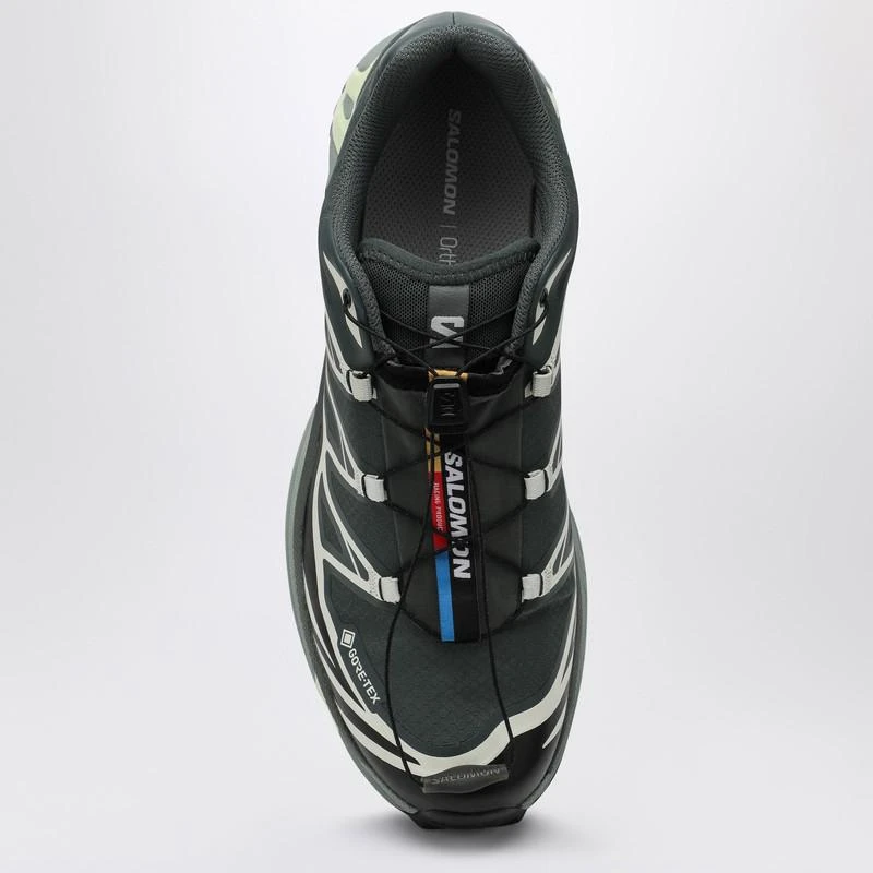 Salomon Low Sneaker XT-6 dark grey/black/lime 3