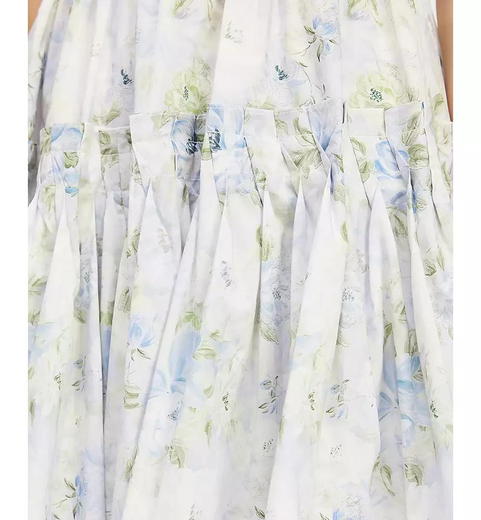 En Saison Women's Scarlet Floral-Print Tiered Mini Dress 8