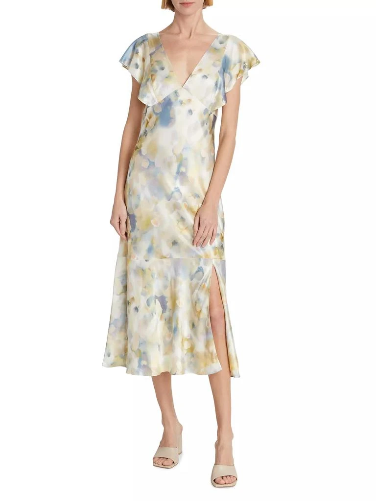 Rails Dina Diffused V-Neck Midi-Dress 3