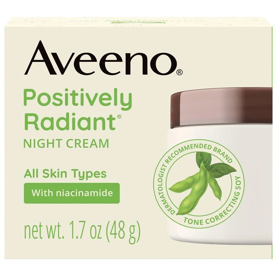 Aveeno Positively Radiant Moisturizing Face & Neck Night Cream 1