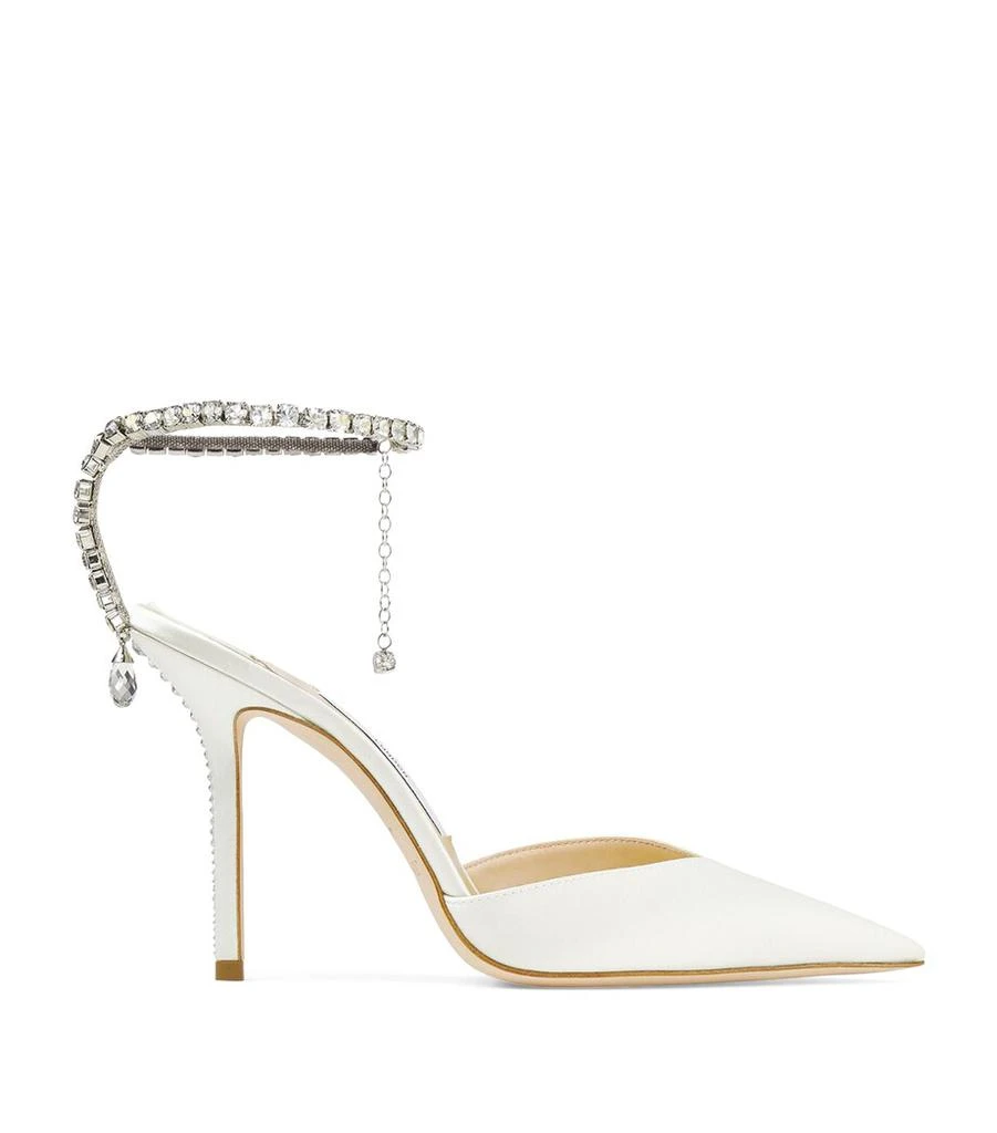 Jimmy Choo Saeda 100 Satin Pumps 1