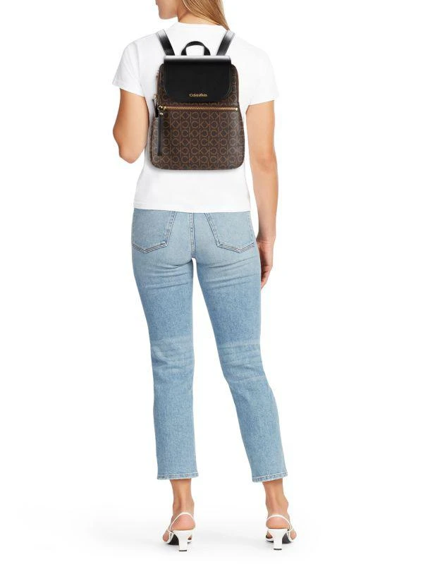Calvin Klein Garnet Monogram Backpack 2