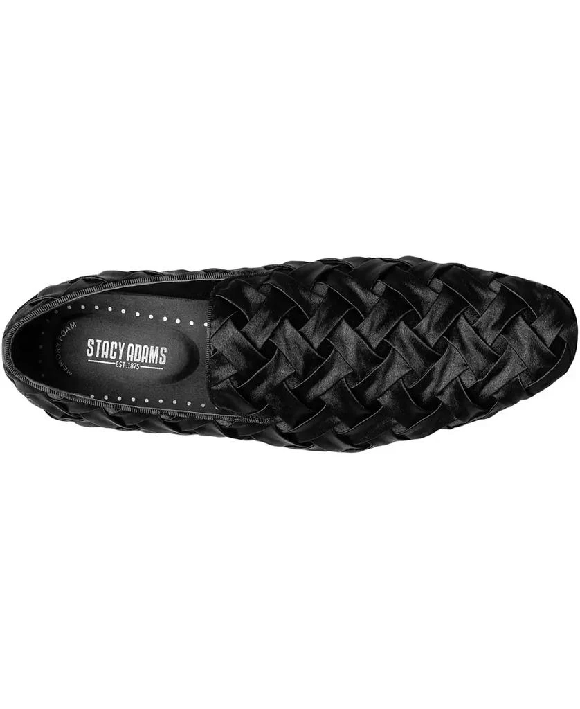 Stacy Adams Men's Savoir X-Cross Satin Slip-On Loafers 4