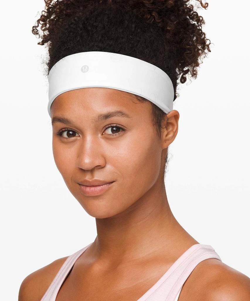 Lululemon Fly Away Tamer Headband (White) – On Sale Now with  display picture 1