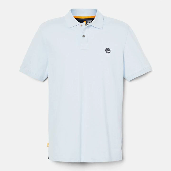 Timberland Millers River Pique Polo Shirt for Men in Light Blue 3