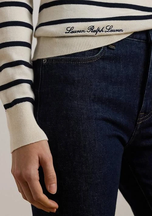 Ralph Lauren Ralph Lauren Petite Striped Cotton Blend Sweater 3