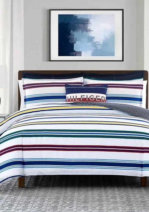 Tommy Hilfiger Multi Stripe Comforter Set