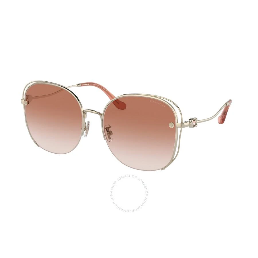 Coach Brown Gradient Browline Ladies Sunglasses HC7145BD 900513 60 1
