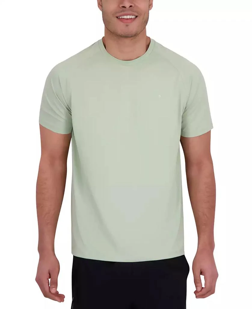 Spyder Men's Short Sleeve Waffle-Knit Crewneck Swim Shirt 1