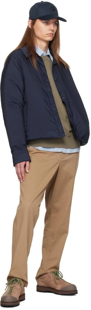 Canada Goose Navy Lodge Coach Down Jacket 5