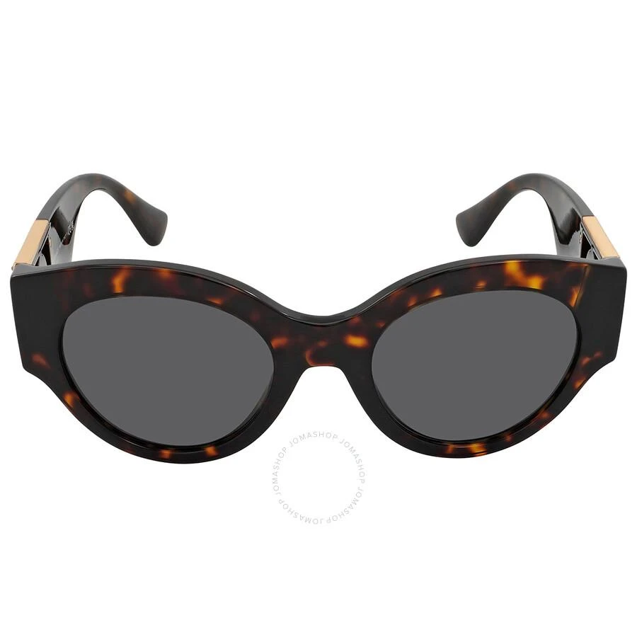 Versace Dark Grey Round Ladies Sunglasses VE4438B 108/87 52 1
