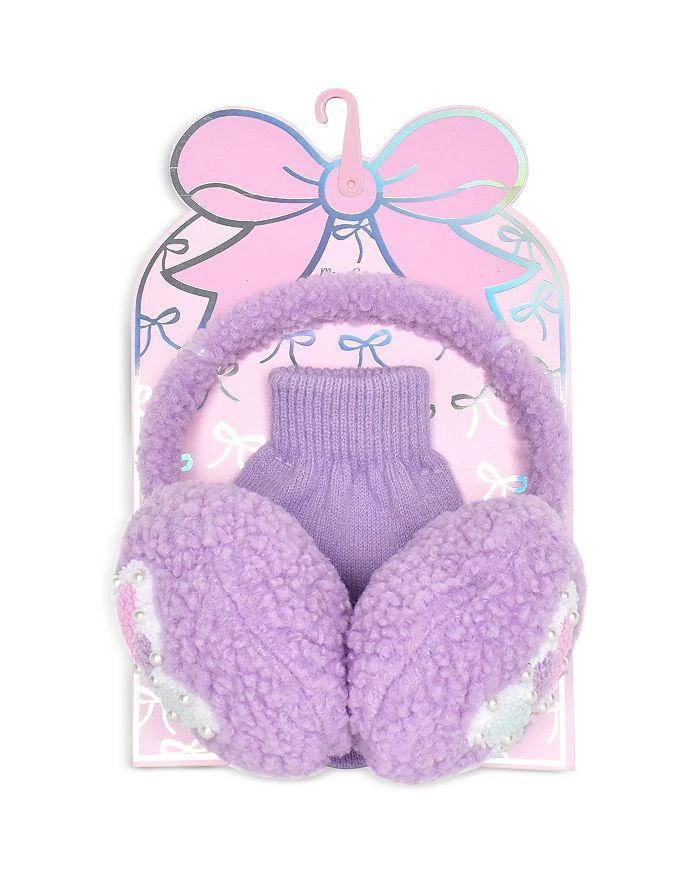 OMG! Accessories Girls
 Butterfly Earmuffs 
Gloves Set - Big Kid
