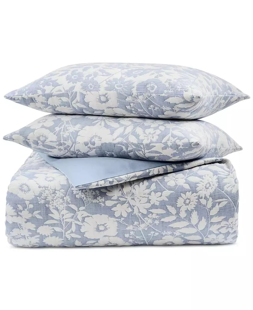 Charter Club Silhouette Floral 3-Pc. Duvet Cover Set, King, Exclusively at Macy’s 13