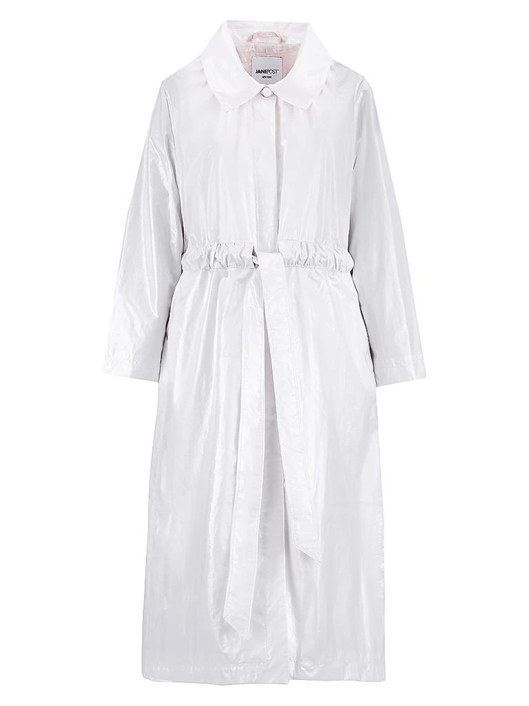 Jane Post Belted Slicker Coat 1