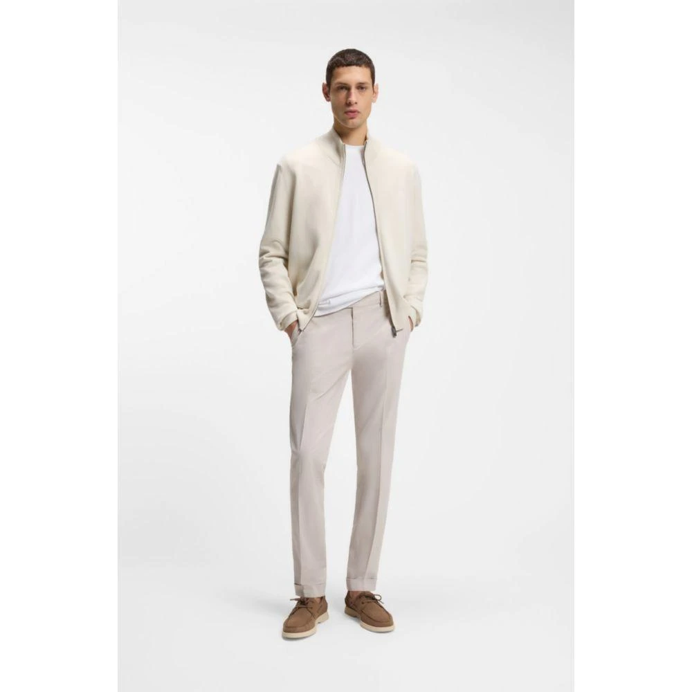 Hugo Boss Washable slim-fit trousers in stretch cotton 2