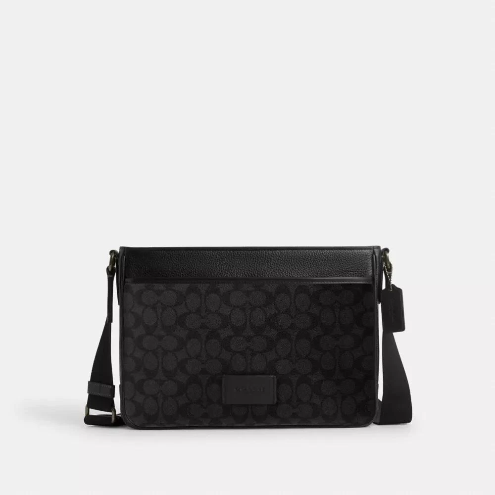 Coach District Crossbody Bag In Signature Canvas 1